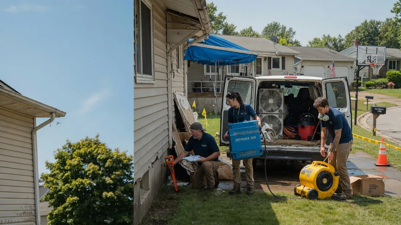 Ceiling Leak Cleanup in Winnebago, IL near me