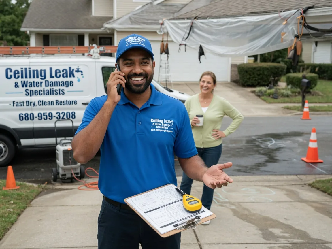 Ceiling Leak Cleanup Winnebago, IL FAQs